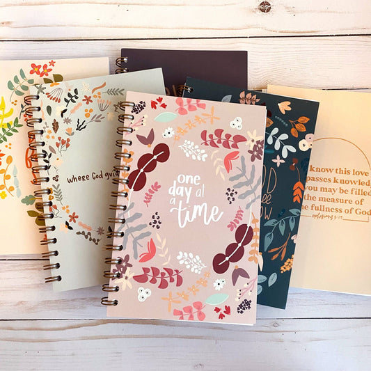 One day at a Time Notebook - Fresh Start Candles