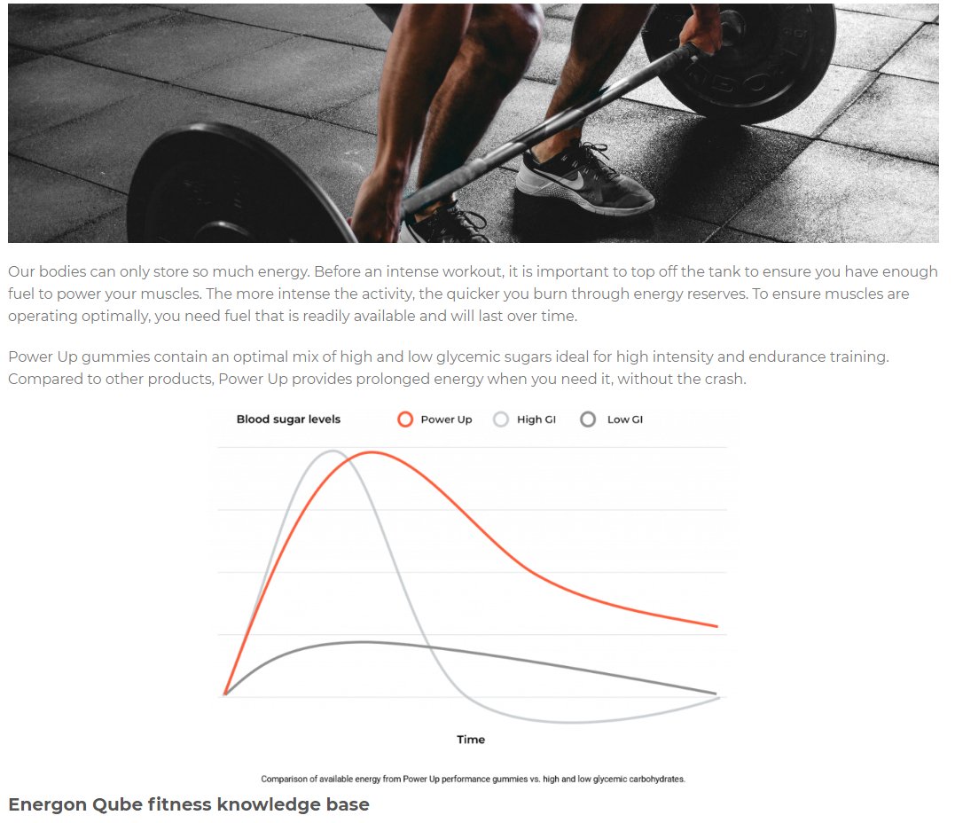 Pre Workout Gummies & Energy Supplements (1 - Pack) Power Up - Fresh Start Candles