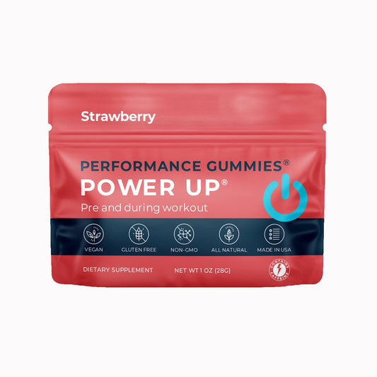 Pre Workout Gummies & Energy Supplements (1 - Pack) Power Up - Fresh Start Candles