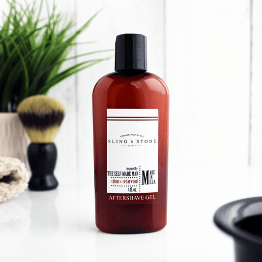 Refreshing Aftershave Gel Ruggedly Handsome Man - Fresh Start Candles