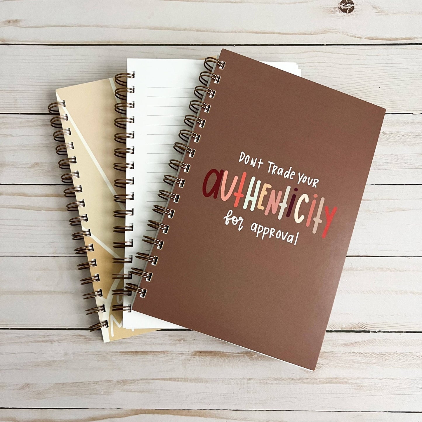 Self care journal | Words have power notebook | Softcover - Fresh Start Candles