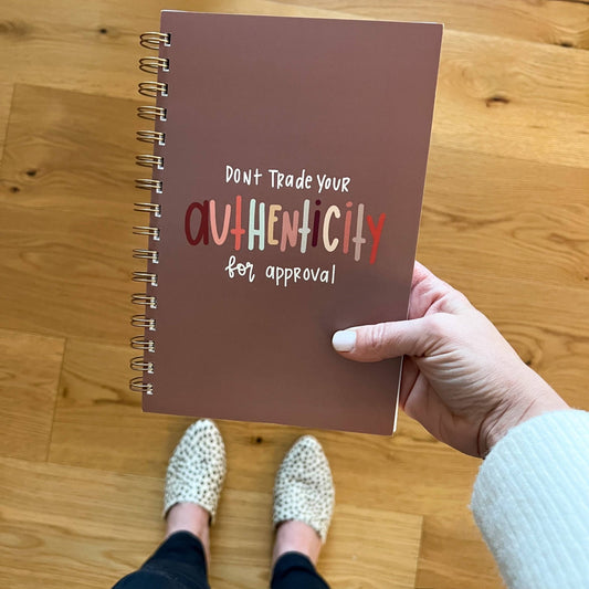 Self care journal | Words have power notebook | Softcover - Fresh Start Candles