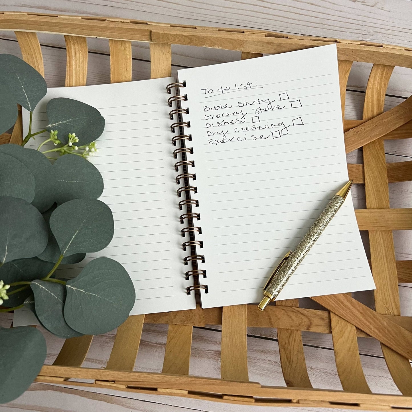 Self care journal | Words have power notebook | Softcover - Fresh Start Candles