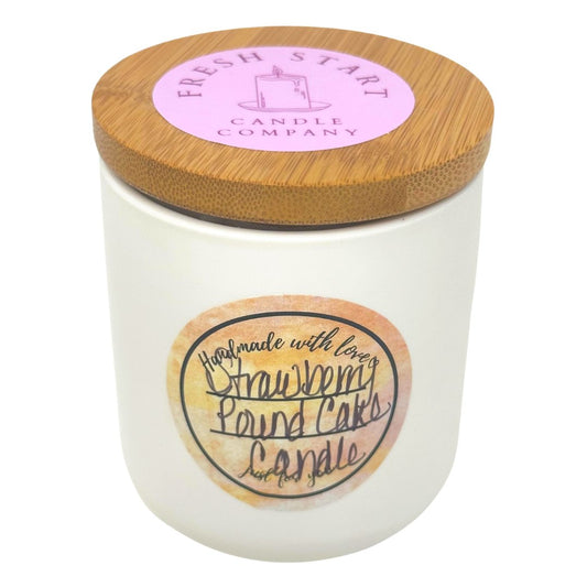 Strawberry Pound Cake 8oz - Fresh Start Candles