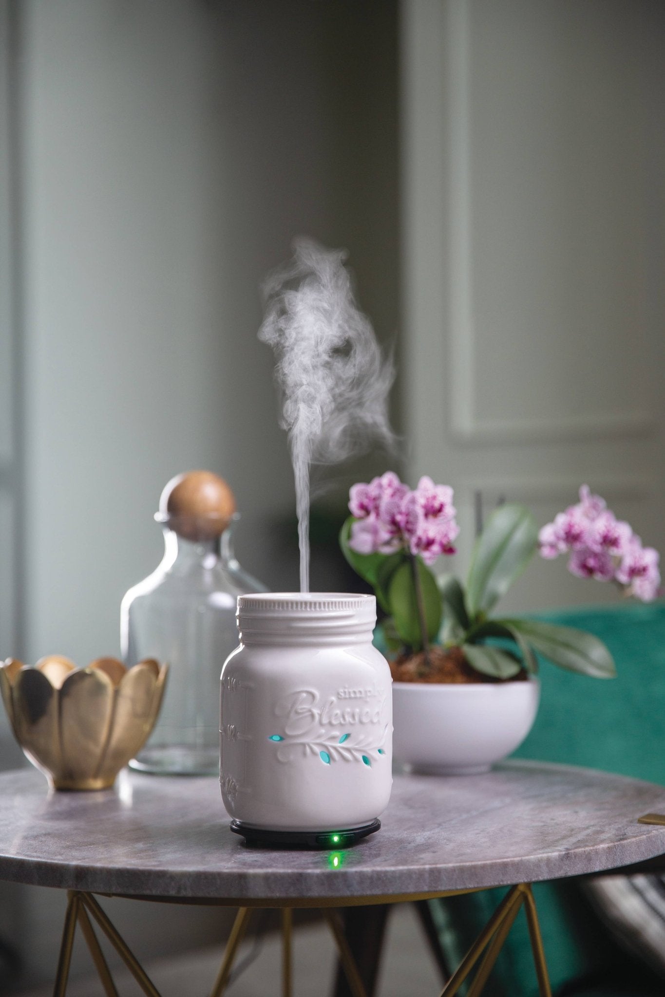 Ultra Sonic Essential Oil Diffuser - Mason Jar - Fresh Start Candles