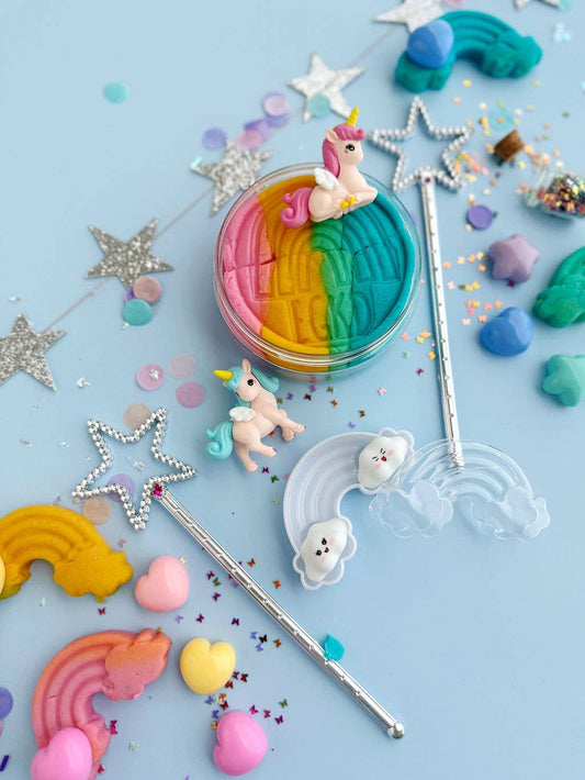 Unicorn (Rainbow Sherbet) KidDough Play Kit - Fresh Start Candles