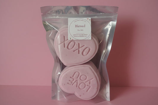 Valentine Heart Shaped Duo Wax Melt 4oz - Fresh Start Candles