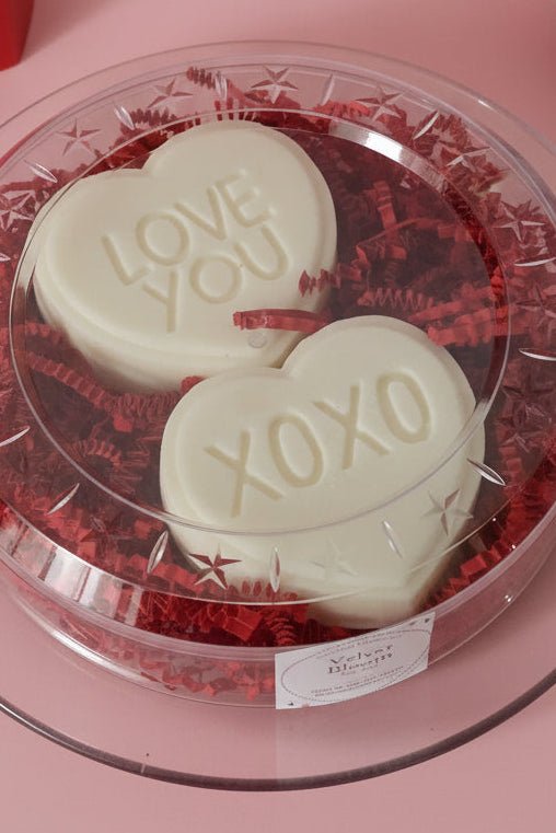 Valentine Heart Shaped Duo Wax Melt 4oz - Fresh Start Candles