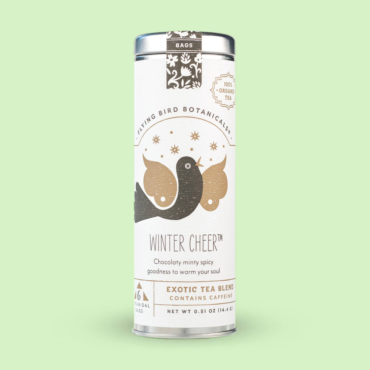 Winter Cheer – 6 Tea Bag Tin **Seasonal** - Fresh Start Candles