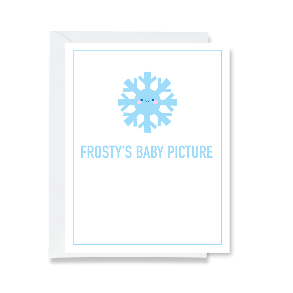 Frosty's Baby Picture Greeting Card