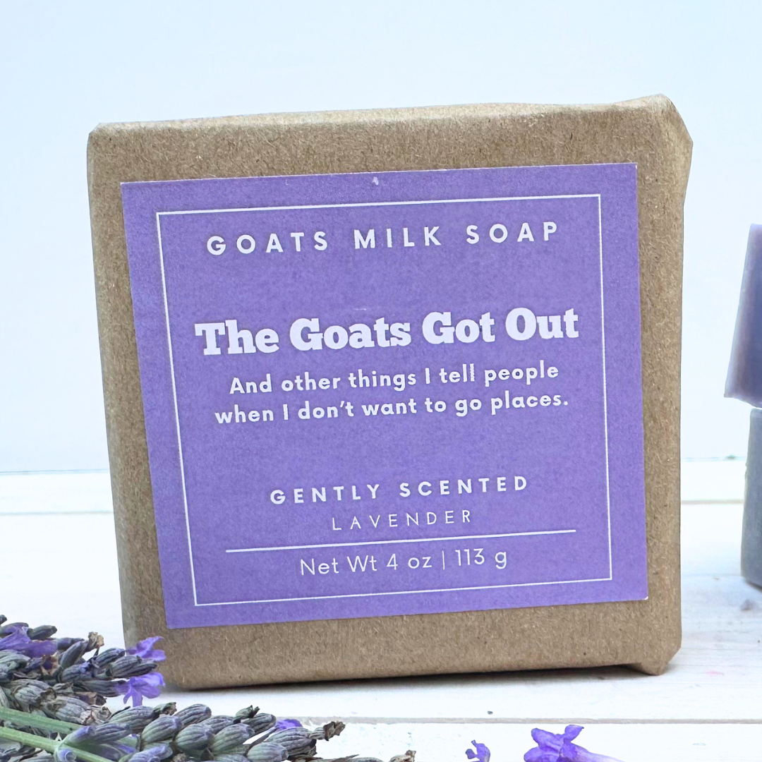 Lavender Soap | Funny Soap | 4 oz Goat Milk Soap | Bar Soap