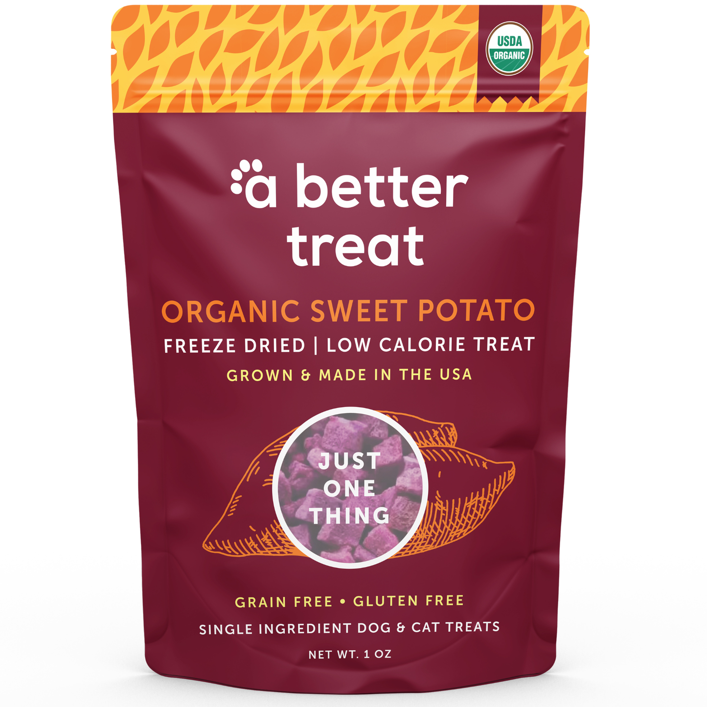 Organic Freeze Dried Purple Sweet Potato Dog and Cat Treats