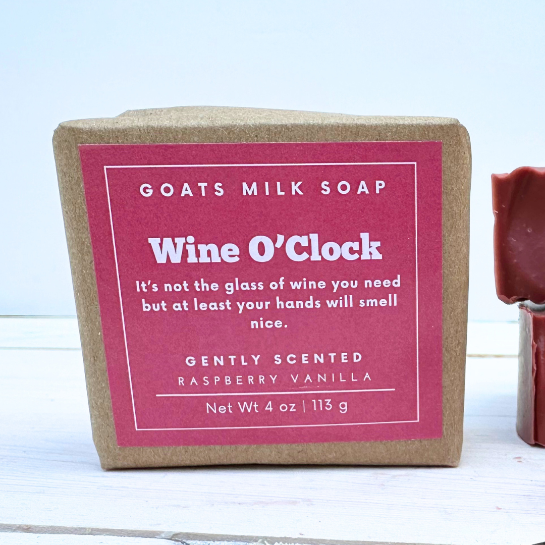 Raspberry Vanilla Soap | Funny Soap | 4 oz Goat Milk | Gift