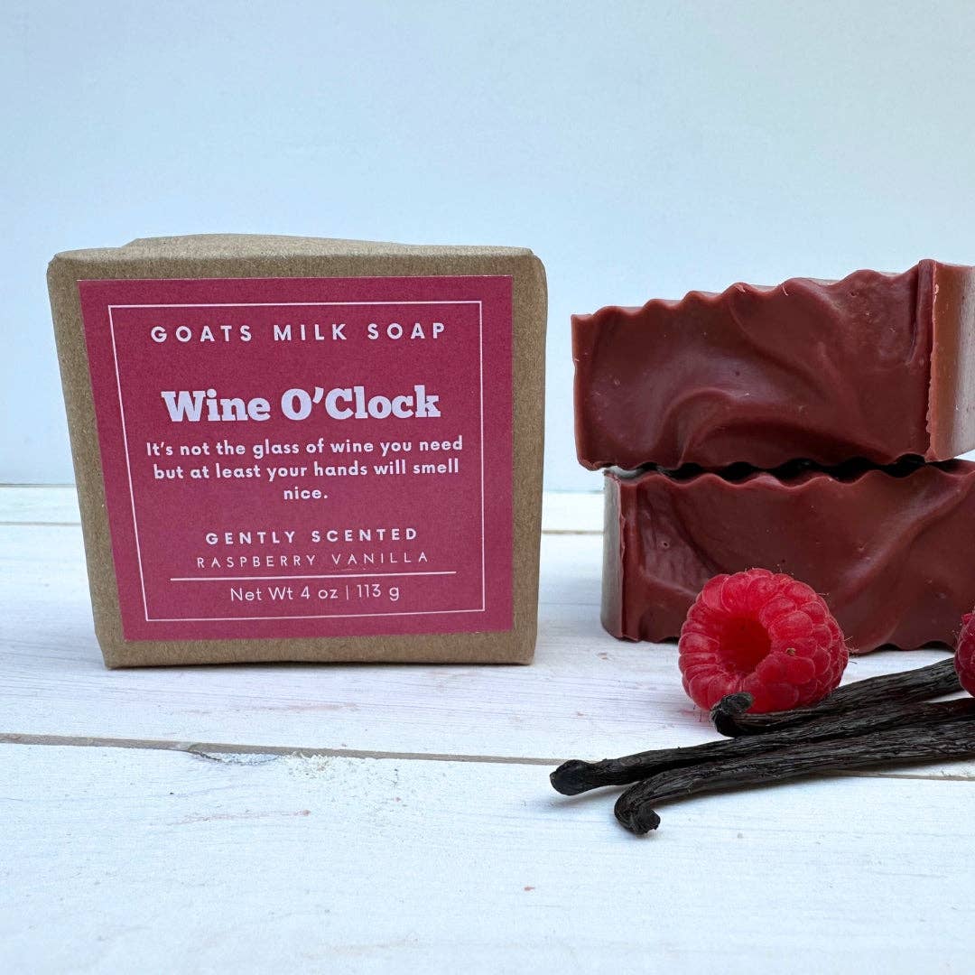 Raspberry Vanilla Soap | Funny Soap | 4 oz Goat Milk | Gift