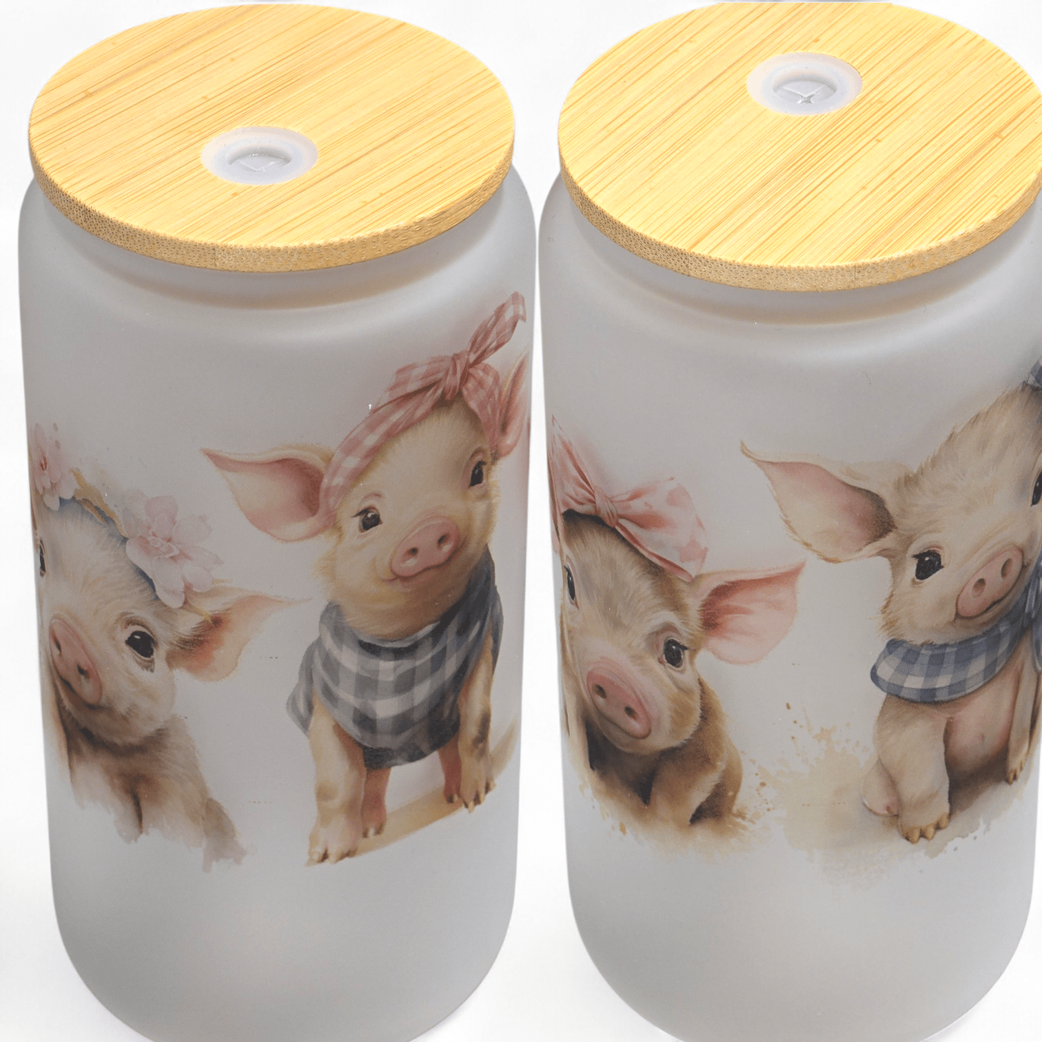 16oz frosted glass tumblers by Jennifer - Fresh Start Candles