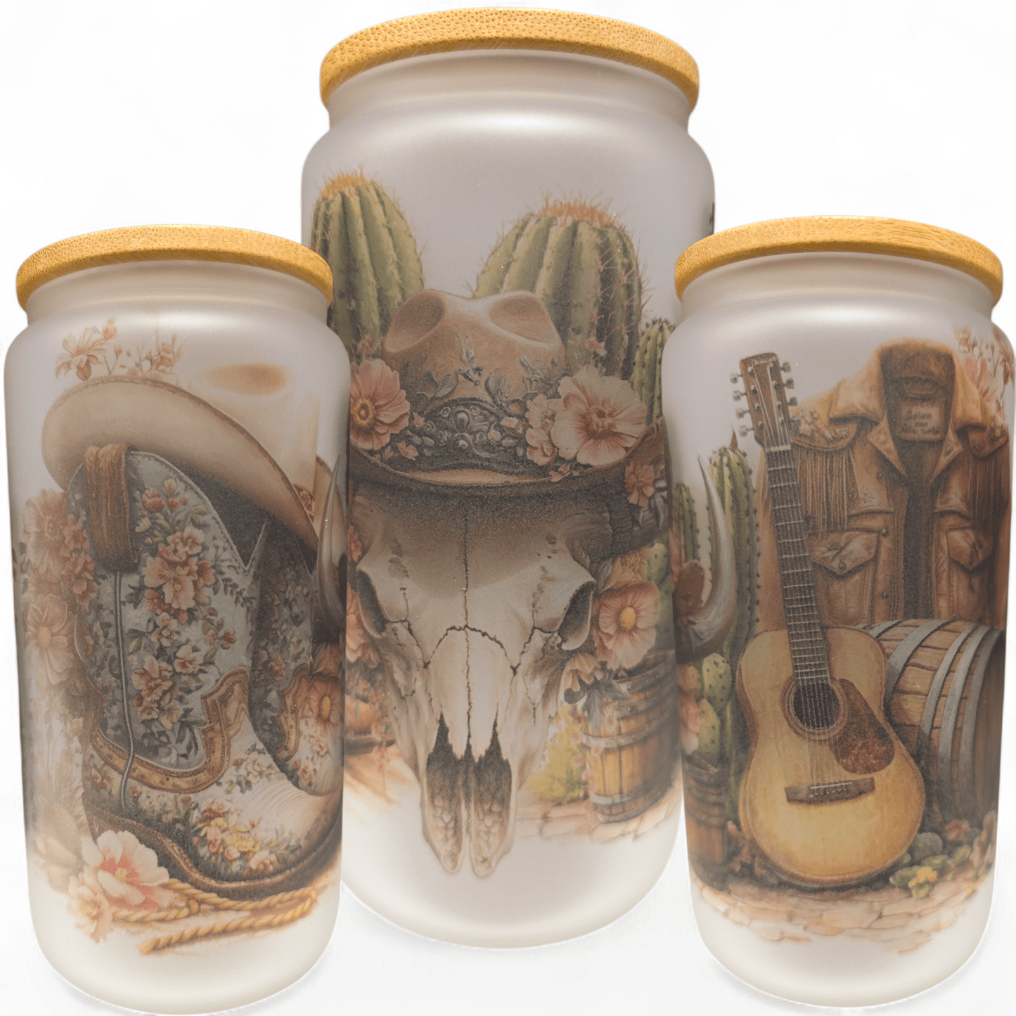 16oz frosted glass tumblers by Jennifer - Fresh Start Candles