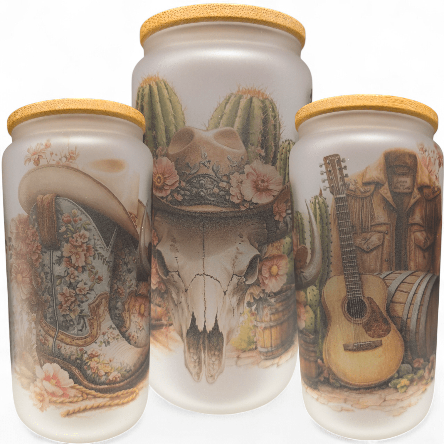 16oz frosted glass tumblers by Jennifer - Fresh Start Candles