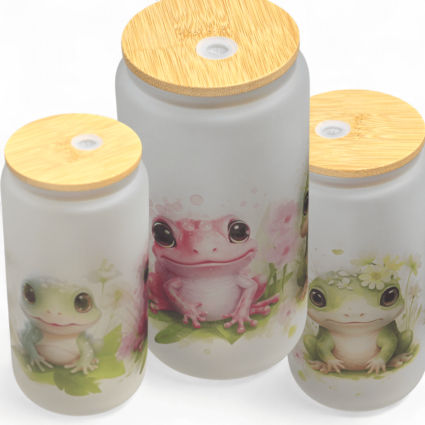 16oz frosted glass tumblers by Jennifer - Fresh Start Candles