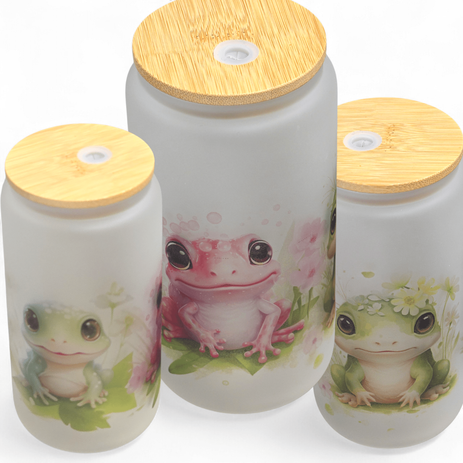16oz frosted glass tumblers by Jennifer - Fresh Start Candles