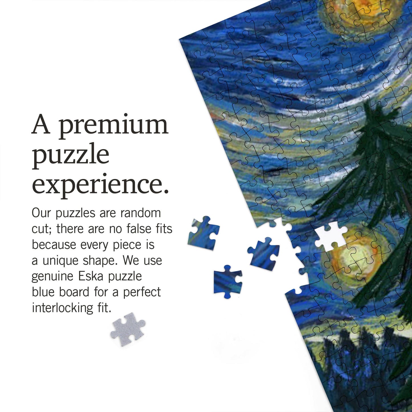 1000 PIECE PUZZLE Washington Bigfoot, Starry Night