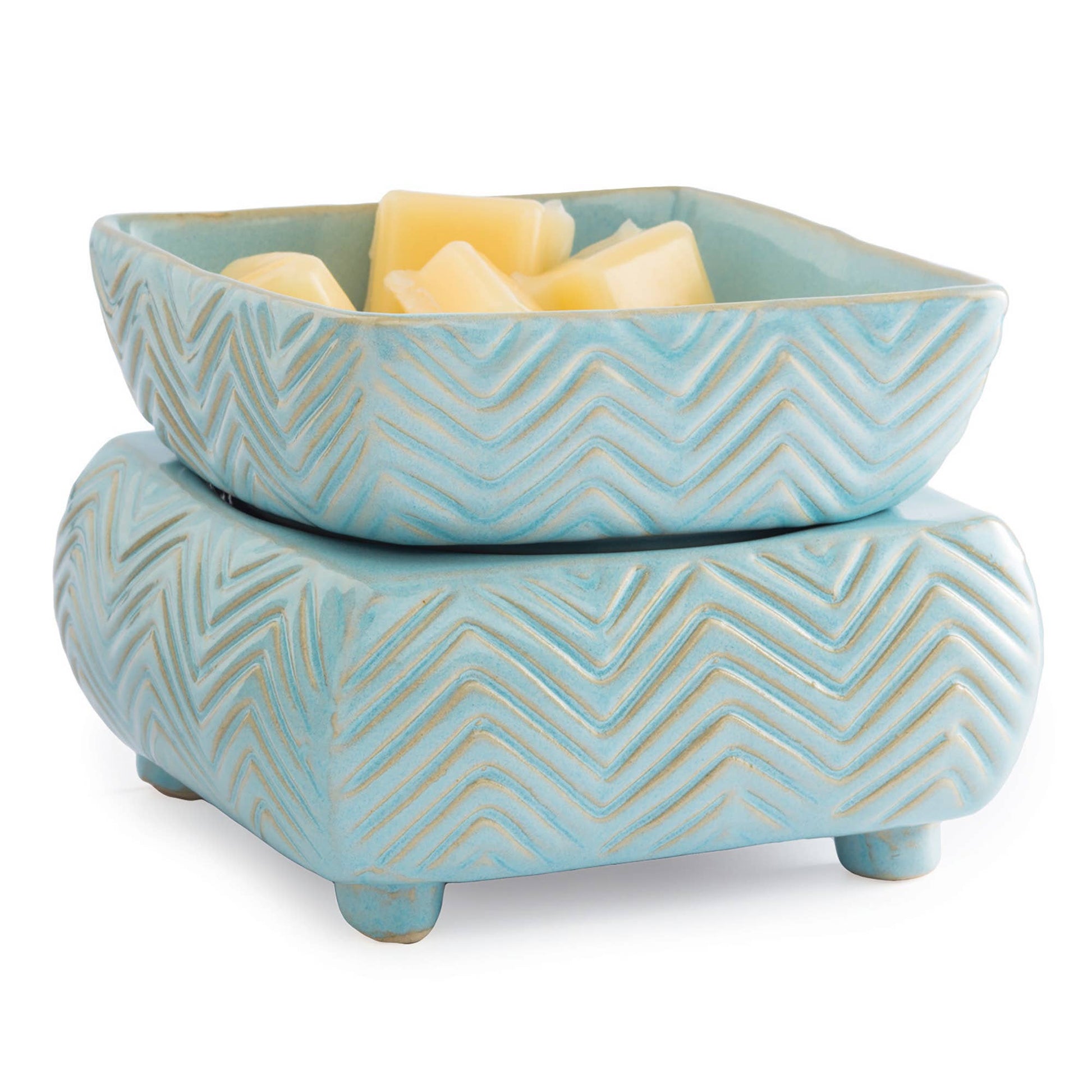 2 - in - 1 Fragrance Warmers - Classic: Chevron - Fresh Start Candles