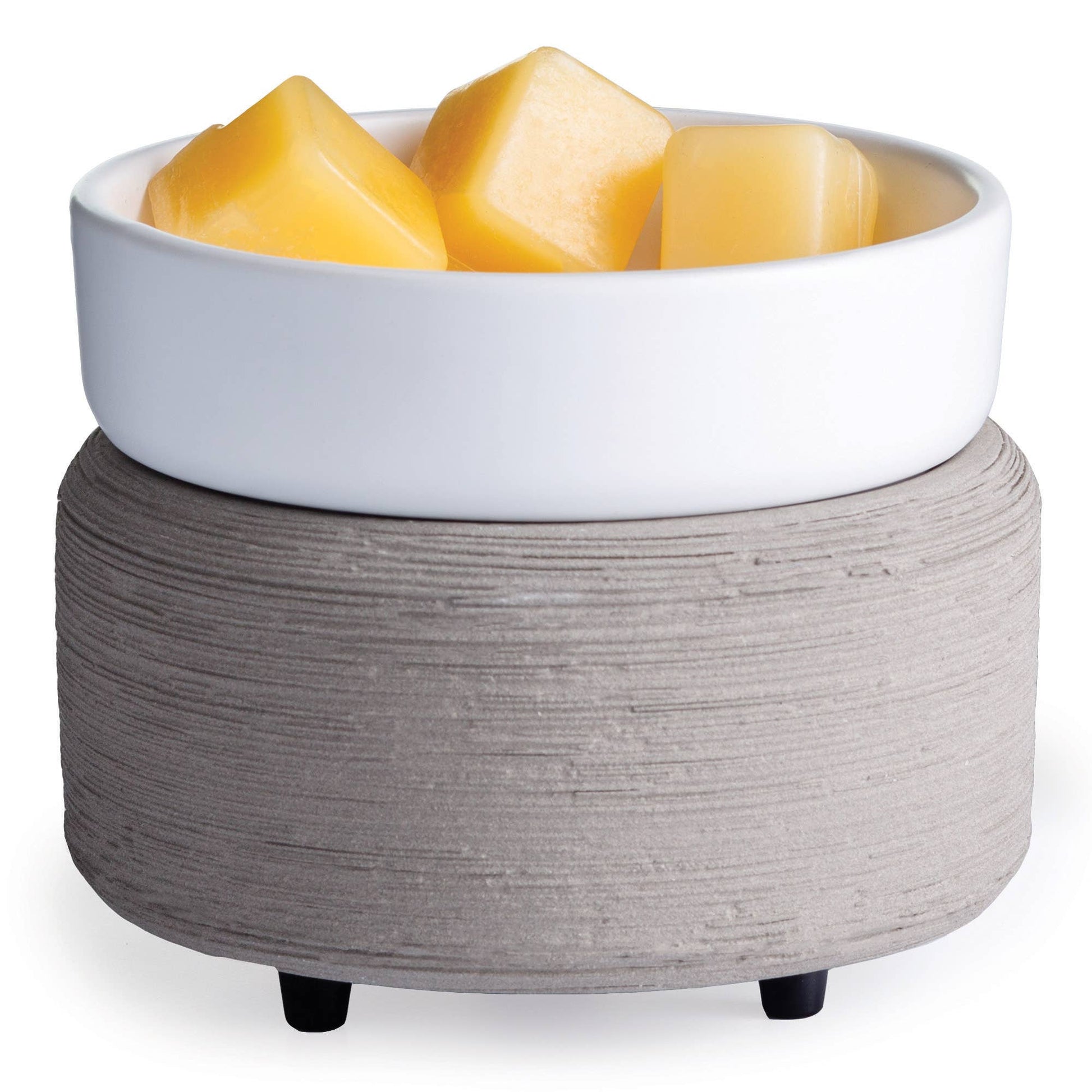 2 - in - 1 Fragrance Warmers - Classic: Gray Texture - Fresh Start Candles