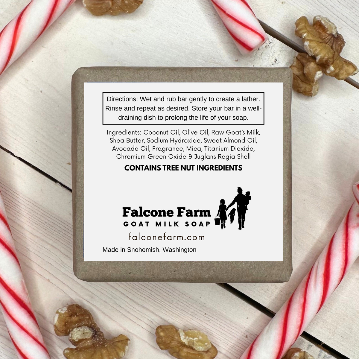 Peppermint Goat Milk Soap 4 oz | Funny Soap | Gift Soap