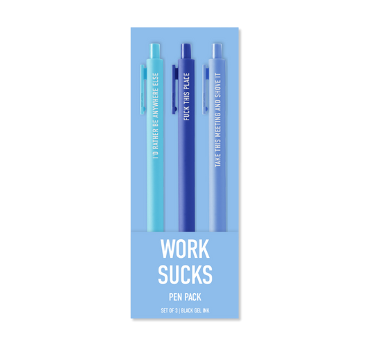 Work Sucks Pen Pack