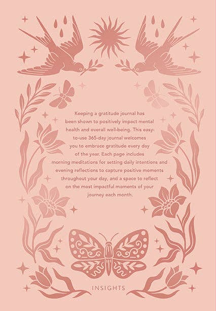 365 Days of Gratitude: A Day & Night Reflection Journal - SALE - Fresh Start Candles