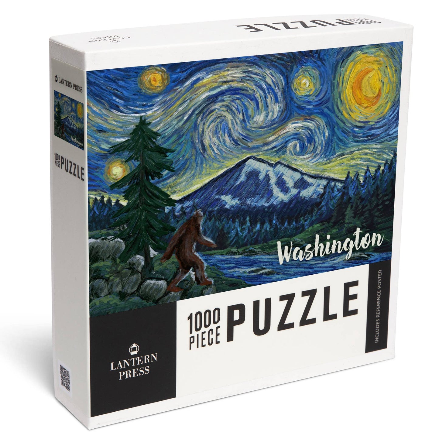 1000 PIECE PUZZLE Washington Bigfoot, Starry Night