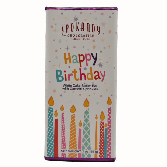 3oz Birthday Cake Batter Candy Bar - Fresh Start Candles