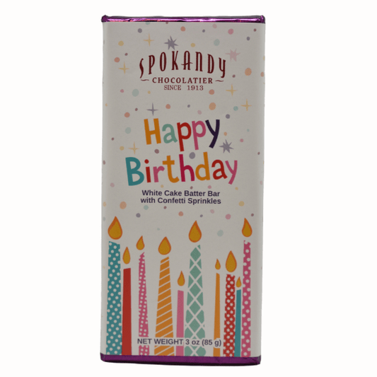 3oz Birthday Cake Batter Candy Bar - Fresh Start Candles