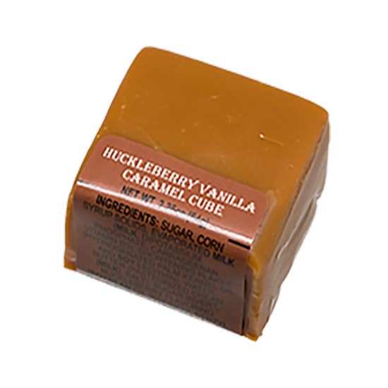 2.25 oz Dulce De Leche Caramel: Huckleberry Vanilla