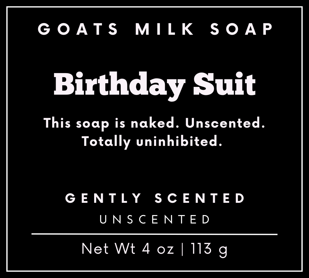 Unscented Soap | 4 oz Goat Milk Soap | Funny Soap | Bar Soap