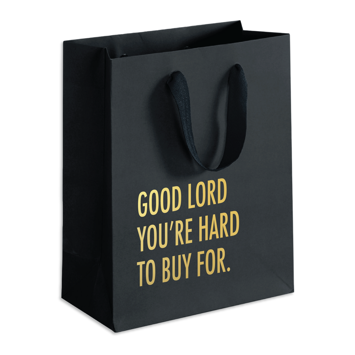 Hard to Buy For (Black) - Funny Gift Bag
