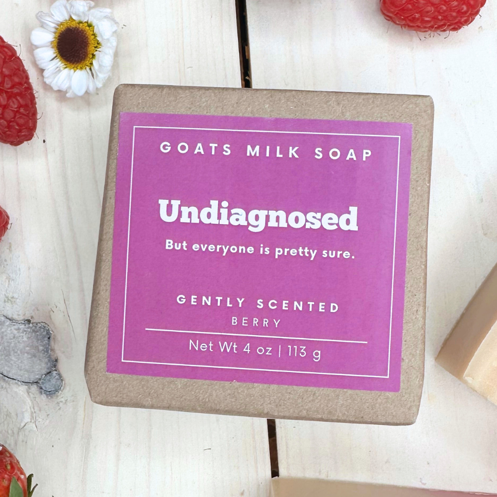 Berry Soap | Funny Soap | Gift Soap | 4 oz | Mental Health