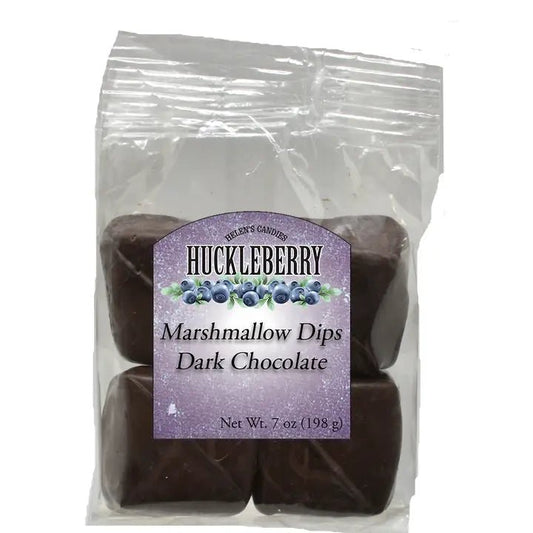 7oz Dark Chocolate Huckleberry Marshmallow Dips - Fresh Start Candles