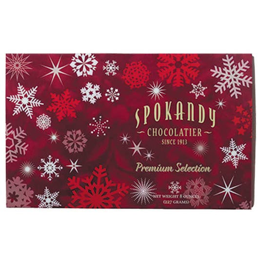 8oz Premium Selection with removable Winter themed Sleeve - Fresh Start Candles