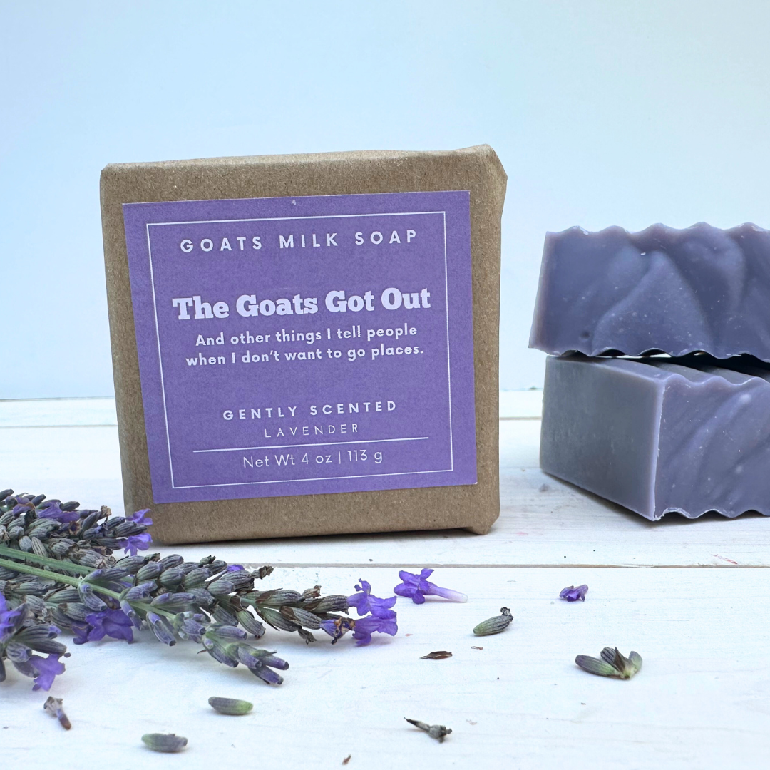 Lavender Soap | Funny Soap | 4 oz Goat Milk Soap | Bar Soap