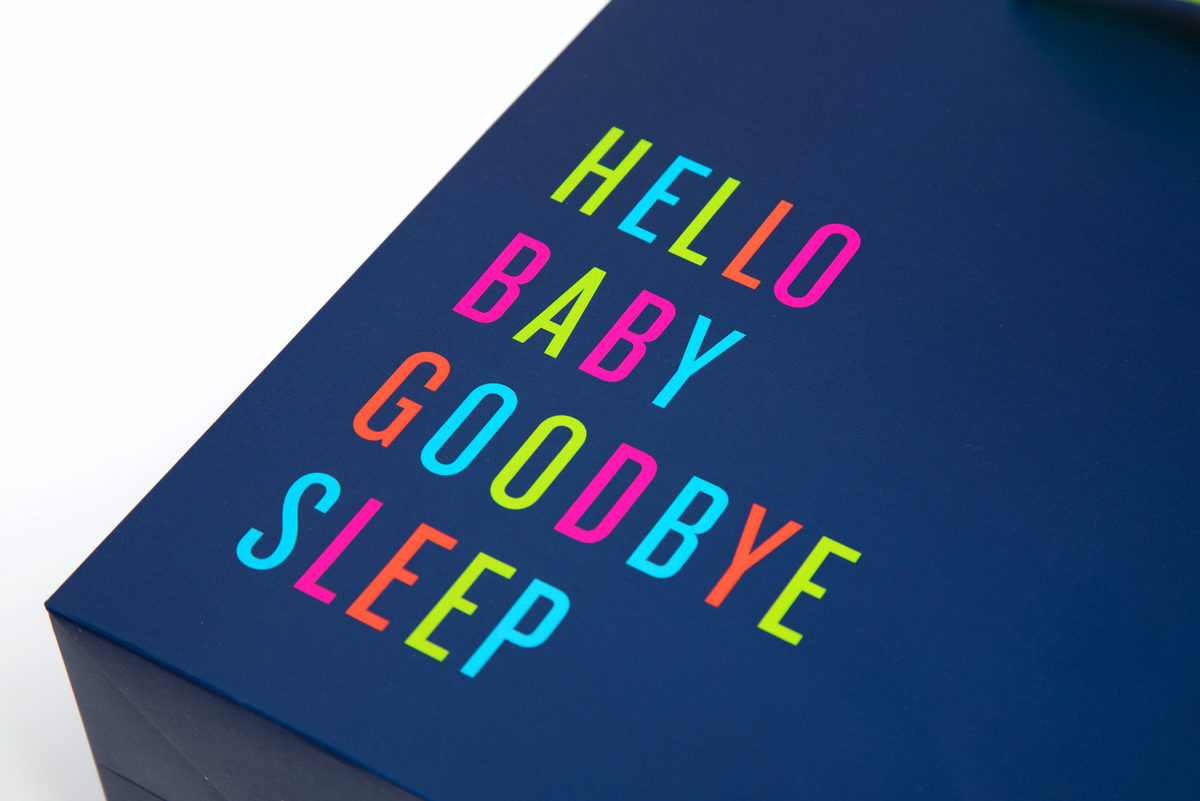 Funny Baby "Hello Baby, Goodbye Sleep" Gift Bag