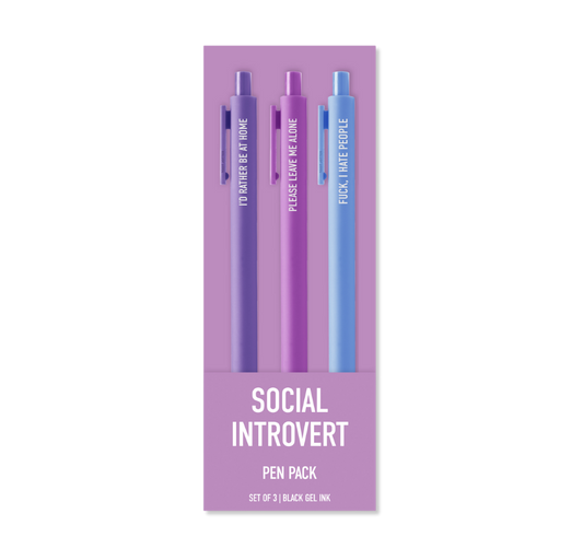 Social Introvert Pen Pack