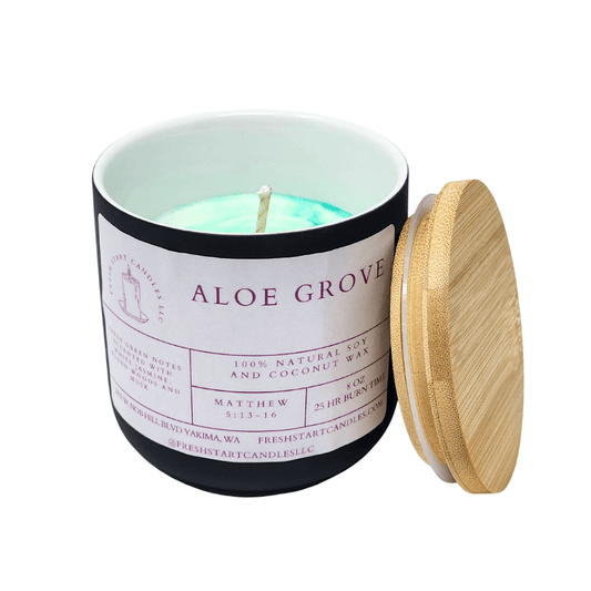 Aloe Grove 8oz - Fresh Start Candles