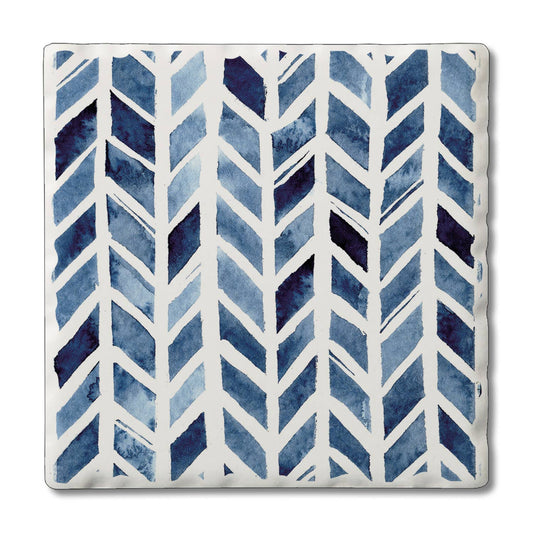 Coaster Thirstystone "Chevrons" Single Absorbent Stone