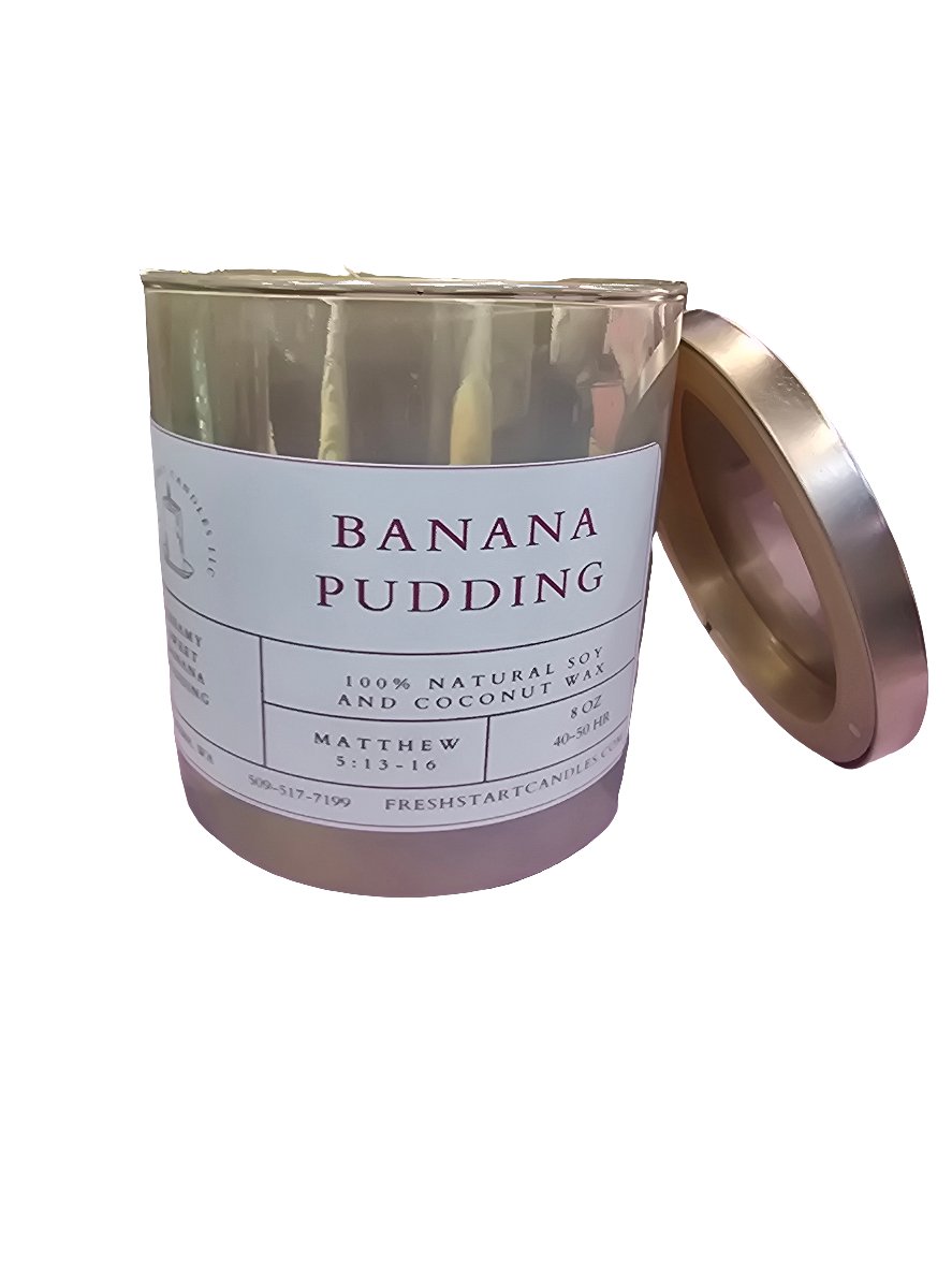 Banana Pudding 8oz - Fresh Start Candles