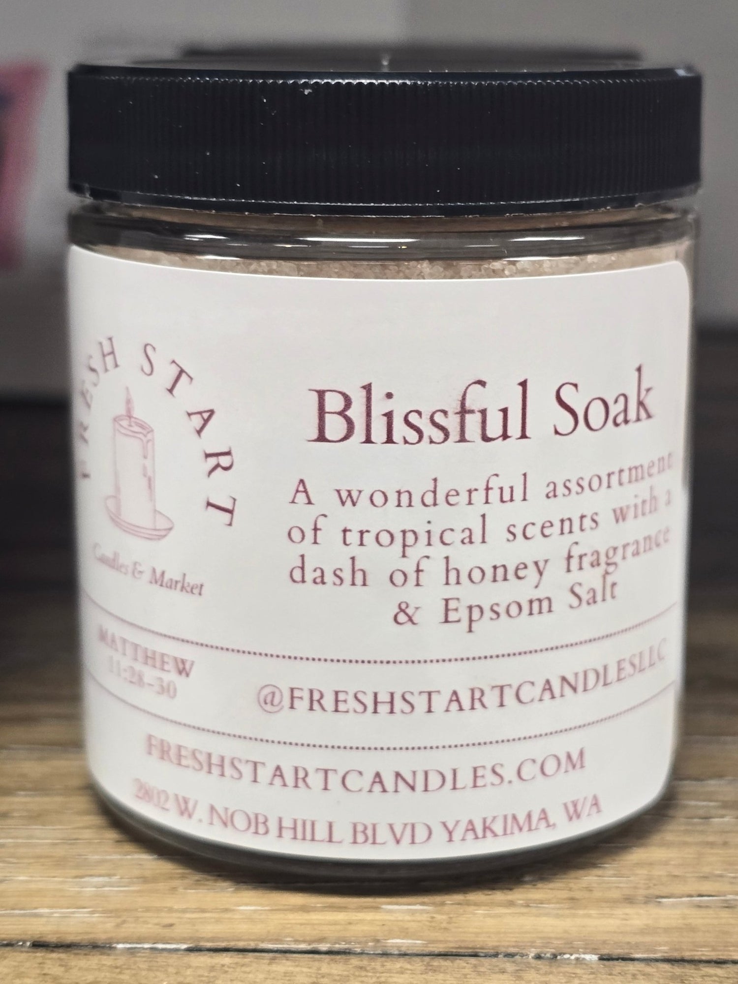 Bath Soaks - Fresh Start Candles