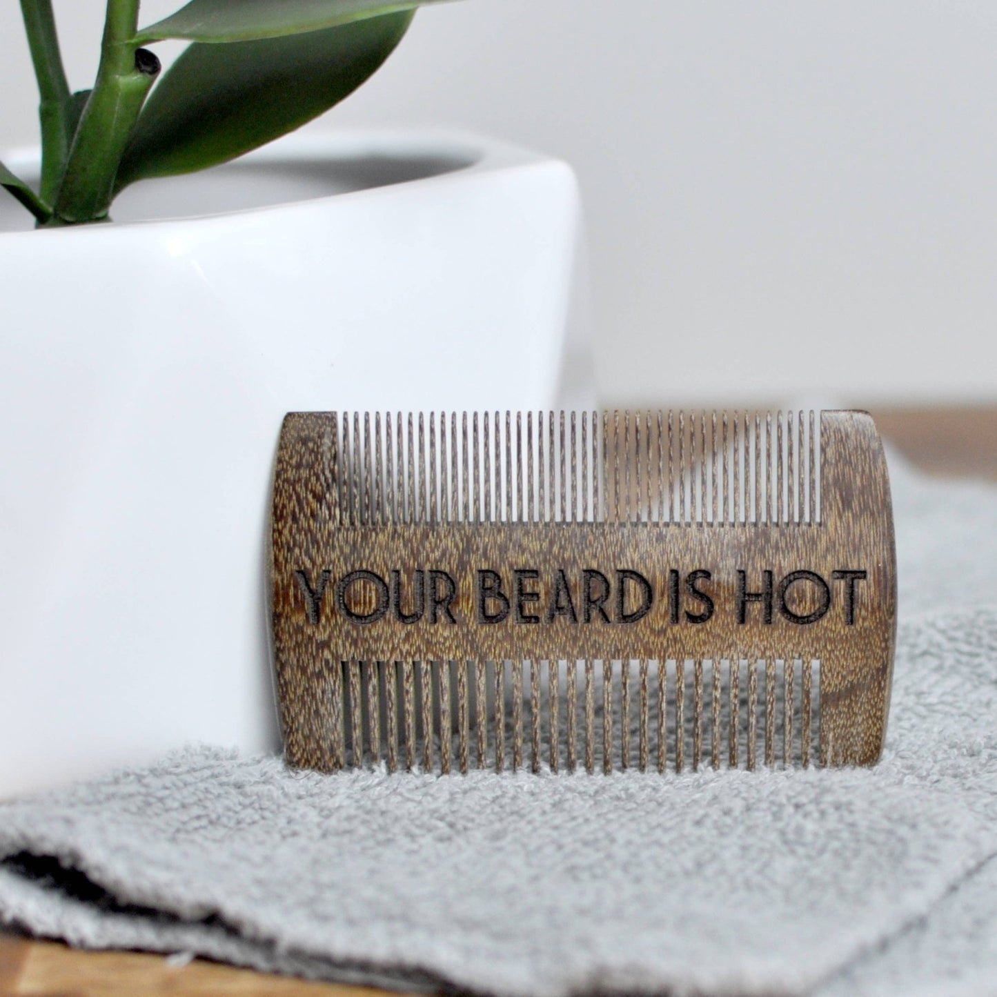 Beard Comb - Your Beard is Hot - Fresh Start Candles