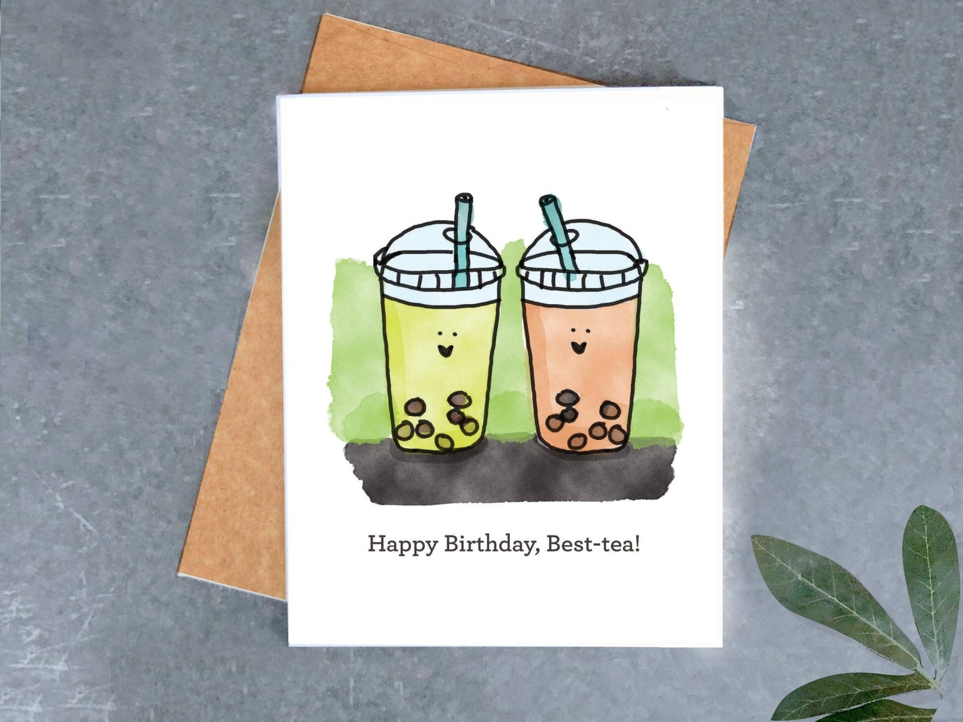 Best - Tea Birthday Card - Fresh Start Candles