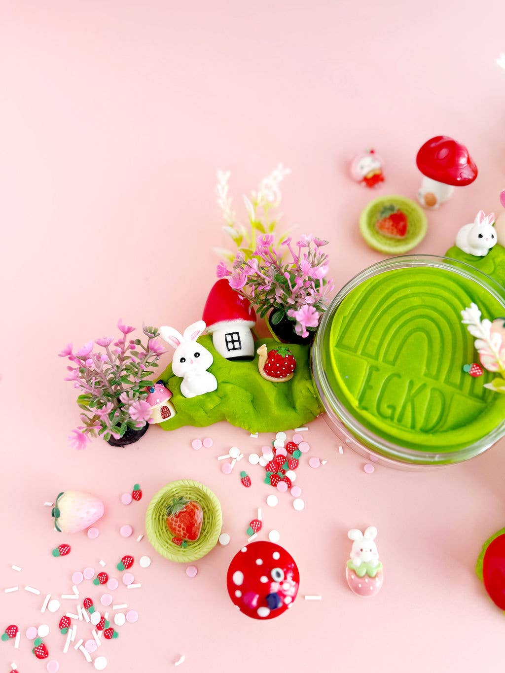 Bunny Berry Village KidDough Play Kit - Fresh Start Candles