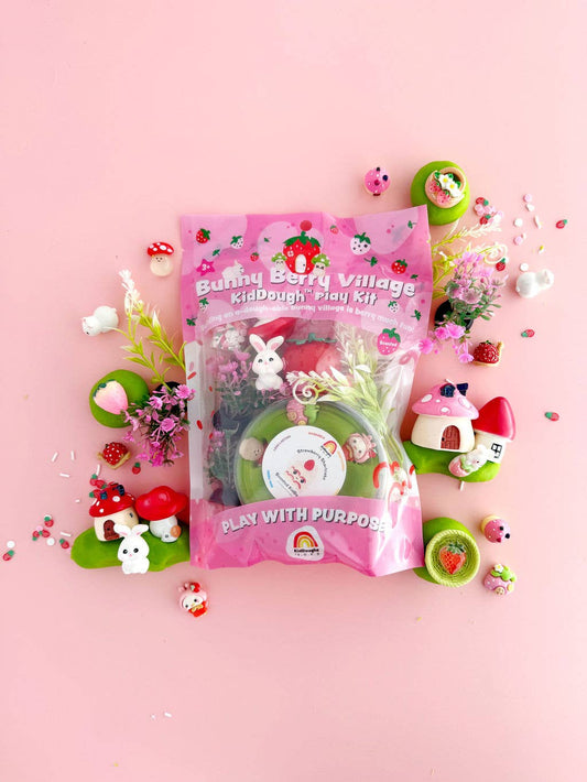 Bunny Berry Village KidDough Play Kit - Fresh Start Candles