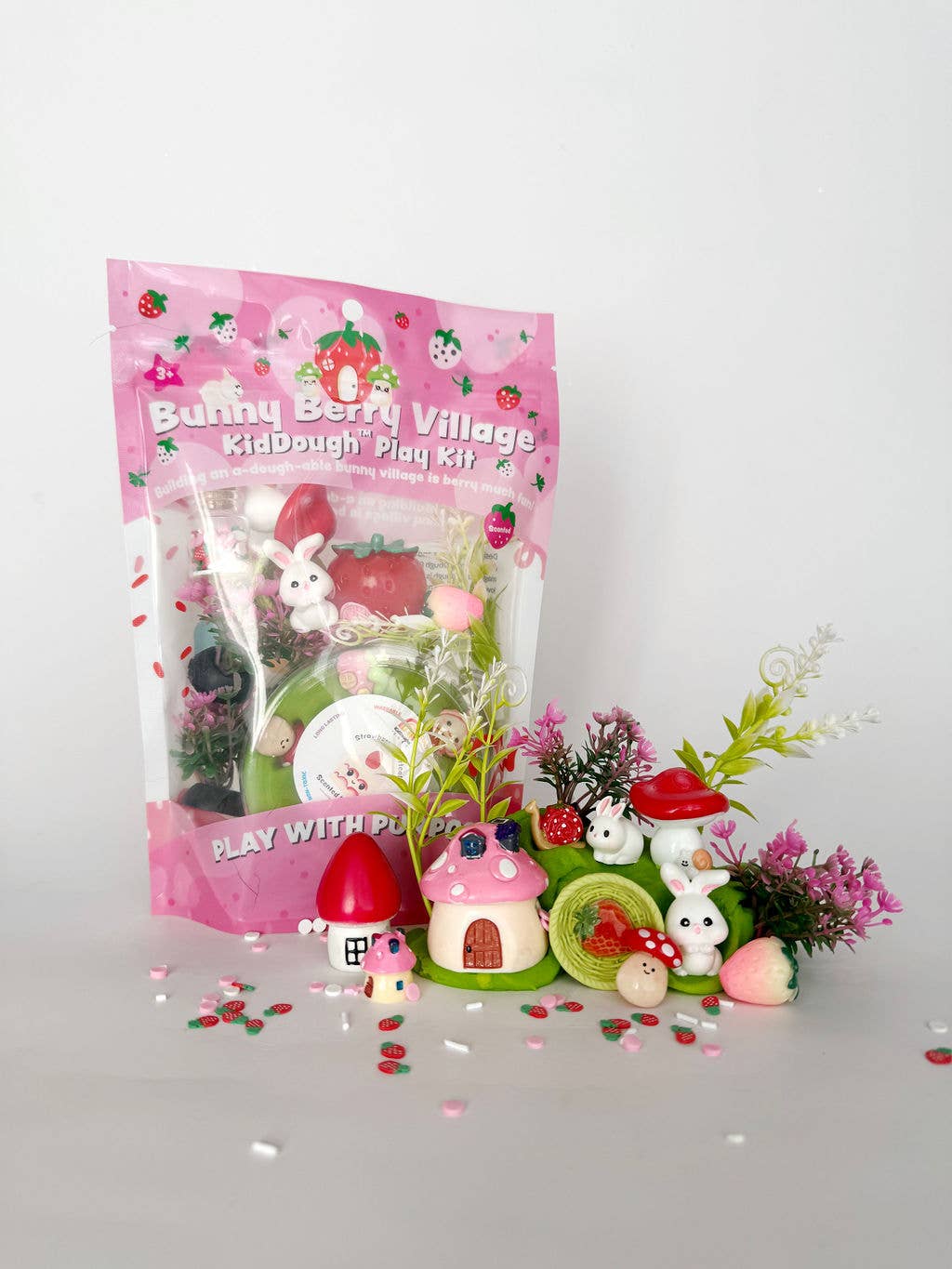 Bunny Berry Village KidDough Play Kit - Fresh Start Candles
